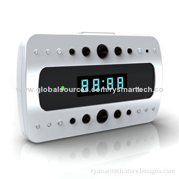 Multifunction Security Device Hidden Clock Nanny Camera